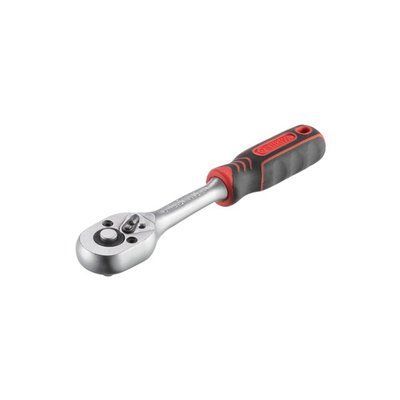 Рукоятка із храповим механізмом на 45 зубів 1/4'' (Проф) CrV INTERTOOL HT-2117 HT-2117 фото