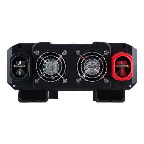 Перетворювач напруги PULSO/ISU-1500/12V-220V/1500W/LCD/USB-5VDC2.0A/син.хвиля/клеми ISU-1500 фото