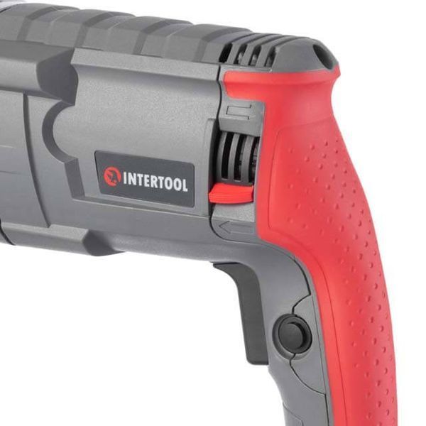 Перфоратор 1000 Вт, 3.5 Дж, 0-1300 об/хв, 0-5100 уд/хв, 3 режими, SDS plus INTERTOOL DT-0185 DT-0185 фото