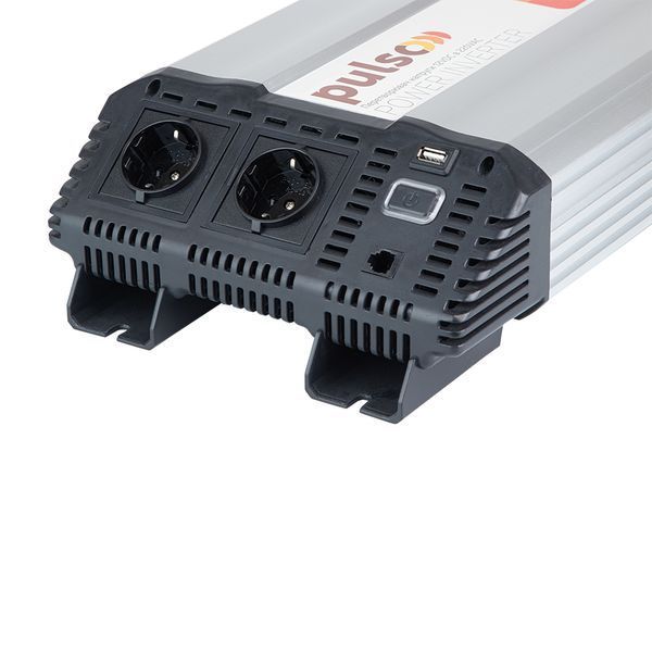 Преобраз. напряжения PULSO/ISU-2000/12V-220V/2000W/LCD/USB-5VDC2.0A/син.волна/клеммы ISU-2000 фото