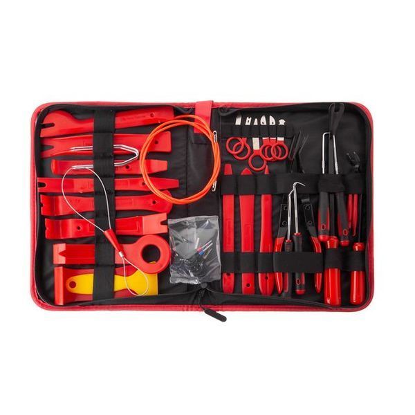Съемник пластиковых облицовочных панелей, набор, 42 предмета INTERTOOL AT-0155 AT-0155 фото
